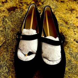Ann Taylor black suede buckle Mary Jane’s 
Brand new w/o box 
Size 6.5